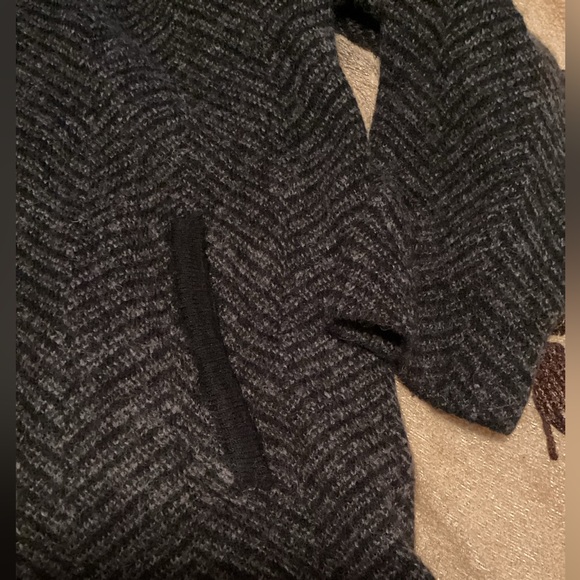 🎆 ELLEN TRACY CARDIGAN GRAY & BLACK HERRINGBONE SWEATER NWT Sz 3X - Picture 8 of 16